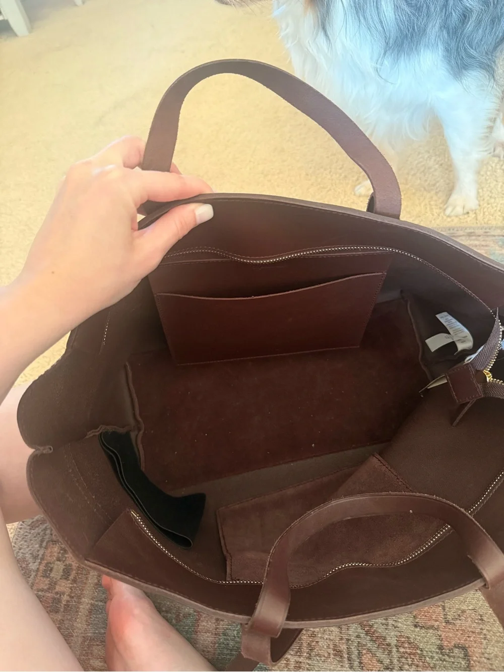 Madewell Zip-Top Essential Tote